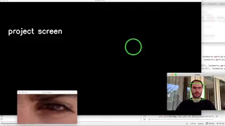 Eye tracker to control a pointer using machine learning - facial mapping with Dlib python openCV