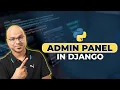 Django tutorials Admin Panel