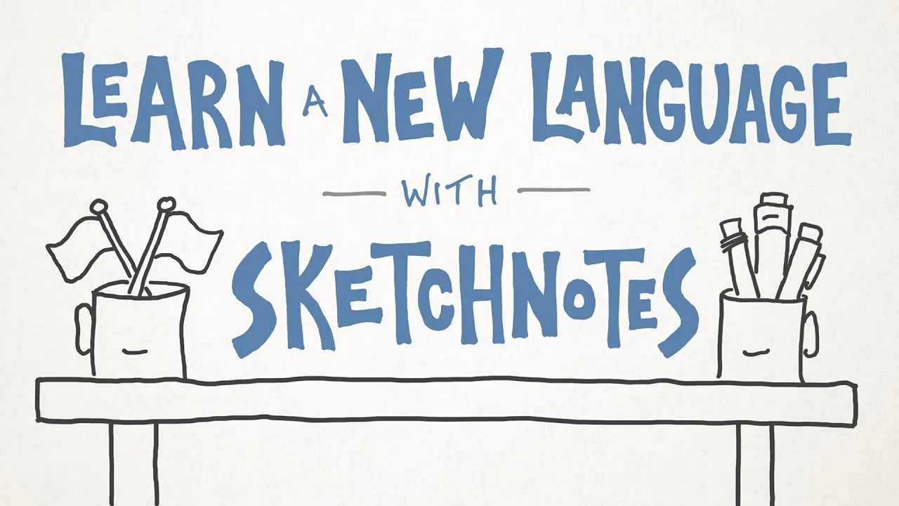 Outline Video Learn A New Language With Sketchnotes (Course Preview)
