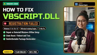 How to Fix vbscript dll Scripting Errors