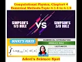 Chapter 4 Numerical Methods-Topic Simpsons and rule Subject Computational Physics