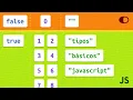 Javascript Boolean Number y String