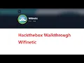 Cyber Security Ethical Hacking Pentesting Lab Hackthebox Wifinetic