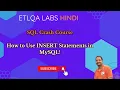 SQL Crash Course How to Use INSERT Statements in MySQL