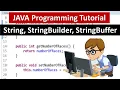 Expandable String Java StringBuilder OR StringBuffer Java Tutorial