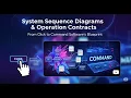 System Sequence Diagrams Operation Contracts - From Click to Command Softwares Blueprint