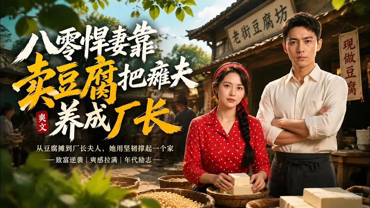 The Tough Wife of the '80s Raises Her Paralyzed Husband to Become a Factory Manager by Selling Tofu