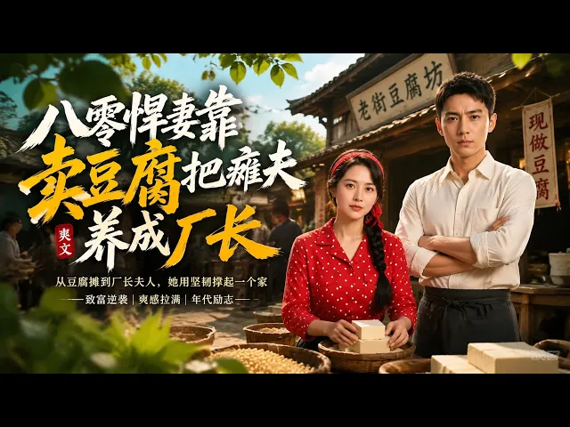 The Tough Wife of the '80s Raises Her Paralyzed Husband to Become a Factory Manager by Selling Tofu