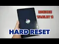 Moxee Tablet 2 How to Hard reset Removing PIN Pattern Password for metro by t-mobile