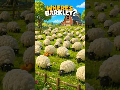 Find Barkley Among the Sheep!🐑 #barkley #familyfun #hiddencharacter #kidsactivities