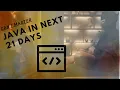 CAN I MASTER JAVA IN NEXT 21 DAYS