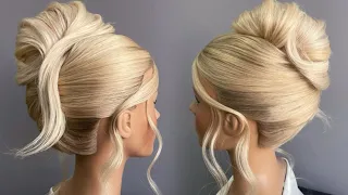 How to Do a French Roll Updo with Extensions | Easy Wedding Hairstyle