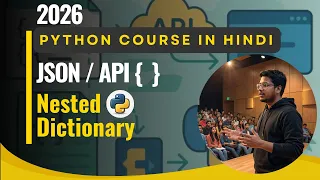 Nested Dictionary in Python in Hindi Think in JSON Backend API Python Full Course in Hindi