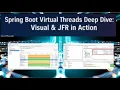 Spring Boot Virtual Threads Deep Dive VisualVM JFR in Action