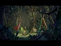 FREE Theme Background loop wall footage Fantasy forest animals and plants background