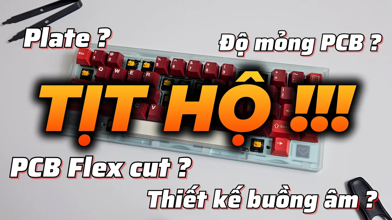 Outline Video Cách làm cho những chiếc bàn phím bị "TỊT ÂM" trở nên "TO MỒM" ft QK60 !!!