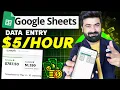 35 Live Data Entry Upwork Project Training In Google sheets