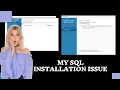 FIX MySQL Installation error Root Password Not Match Installation Failed MySQL Installation