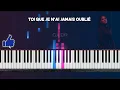 Lynda - Bouteille à la mer (PIANO COVER TUTORIEL KARAOKE ) [ Ga&Dr Piano Tuto ]