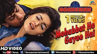 mohabbat ho gayee hai hd video shahrukh khan u0026 twinkle khanna baadshah 90s romantic love song