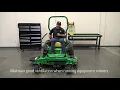How To Change Engine Oil and Oil Filter John Deere Z700 Series ZTrak Mower