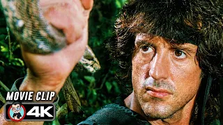 rambo vs cobra scene rambo first blood part ii 1985 movie clip 4k