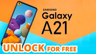 how to unlock Samsung Galaxy A21