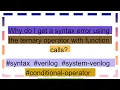 Why do I get a syntax error using the ternary operator with function calls