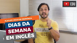 Dias da semana em inglês