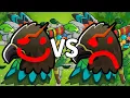 Fully Maxed Pouakai VS No Merges Pouakai