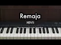 Download Lagu Remaja - HIVI! | Piano Karaoke by Andre Panggabean