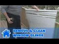 Window Blinds Maintenance How to Remove Clean Window Blinds