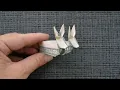 Cute MONEY RABBITS Dollar Origami Animals Easy Tutorial DIY by NProkuda