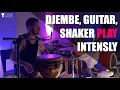 Download Lagu Djembe, Guitar, Shaker Play Intensly
