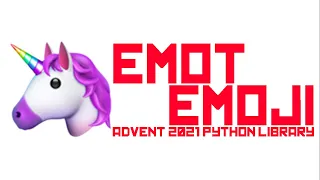Emot Emoji - handling cool txt speak in Python