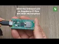 Blink the Onboard LED on Raspberry Pi Pico WH With MicroPython Thonny IDE step by step guide