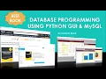 Database Programming using Python GUI MySQL Recommended Book for Beginner