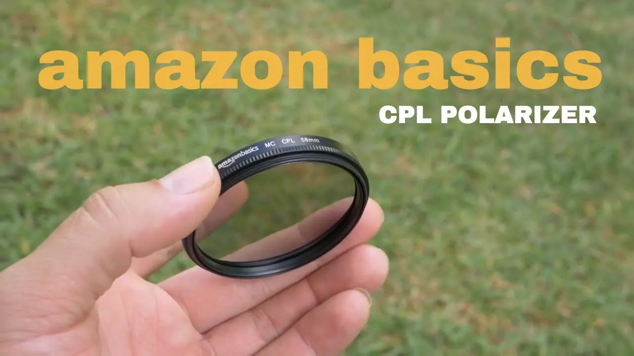 AmazonBasics Circular Polarizer Lens - 52 to 82mm