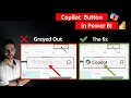 Power BI Copilot Grayed Out The Real Reason