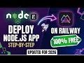How to Deploy Node js Express App on Railway for FREE in 2026 Step-by-Step Tutorial