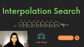 Interpolation search Interpolation easy explanation Interpolation search with example