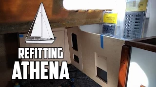 Sail Life – Locker above chart table, iKommunicate from Digital yacht – DIY sailboat refit