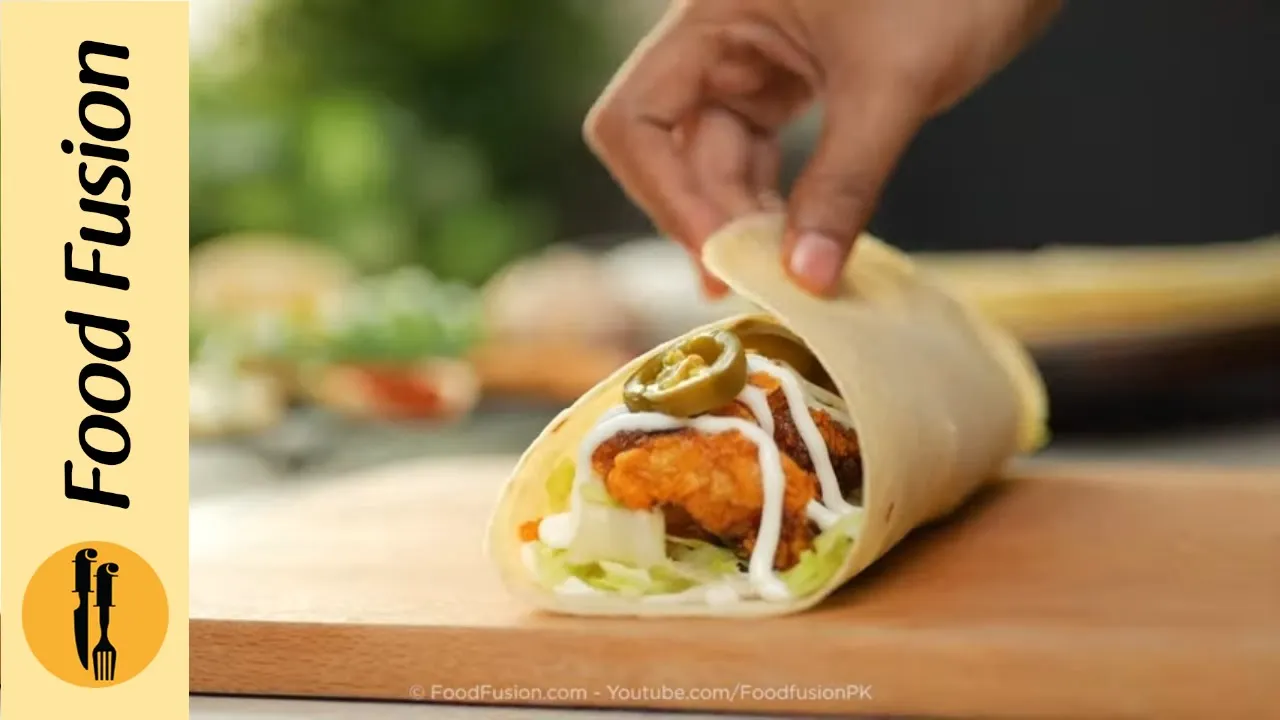 Nashville Chicken Twister Wraps Recipe by Food Fusion
