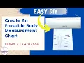 423 FREE Printable Download Body Measurement Chart EASY USEFUL Tool For Your Sewing Needs