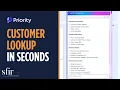Priority aiERP Companion Customer Lookup Tutorial