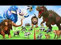 Download Lagu 5 Giant Elephant Cow Vs Giant Jurassic World Dinosaurs Vs 5 Giant Lion Tiger Cub Save Woolly Mammoth
