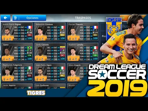 Download MP3 PLANTILLA TIGRES 2023 (DLS19) KITS Y JUGADORES