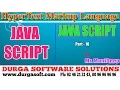 JAVA Script JavaScript Part-10 by Manideep