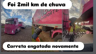 DEPOIS DE 2MIL KM DE CHUVA CARRETA ENGATADA NOVAMENTE 
