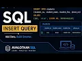 SQL INSERT Query Tutorial How to Insert Data into SQL Table SQL for Beginners